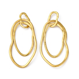 Латунные большие кулоны, без кадмия и без свинца и без никеля, овальные