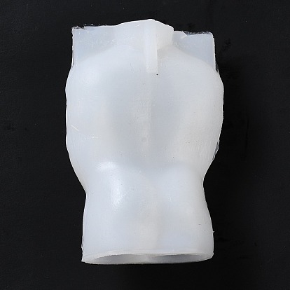 Moldes de silicona para hacer velas de hombres desnudos diy, moldes de fundición de gel de sílice
