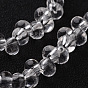 Brins de perles de verre en forme de larme