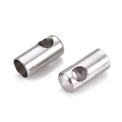 201 Stainless Steel Cord Ends, End Caps, Column