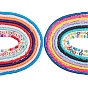 18 пряди 18 раскраски плоских круглых бусин из экологически чистой полимерной глины ручной работы, диск хейши бусины для гавайских серег браслет ожерелья ювелирных изделий