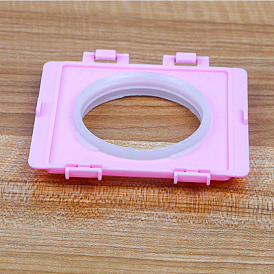 Plastic Hamster Cage Tube Interface, with Plasric Gasket, Square