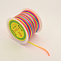 Round String Thread Polyester Fibre Cords, 2mm, about 54.68 yards(50m)/roll