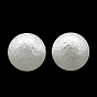 Perles acryliques en nacre d'imitation , non percé / pas de trou, Style mat, ronde