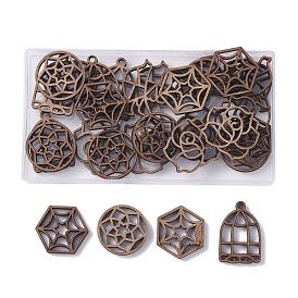 Olycraft 30Pcs 6 Style Wooden Filigree Joiners Links
