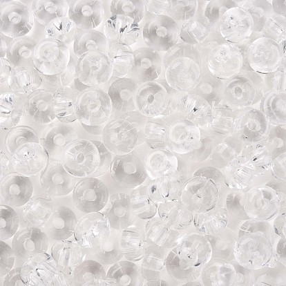 Transparent Colours Luster Glass Round Beads, Round Hole