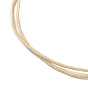 Круглые плетеные браслеты из бисера из смешанного натурального белого лунного камня, агата, аметиста, солнечного камня и лазурита для женщин, регулируемые браслеты шнур