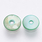 Natural Freshwater Shell Beads, Dyed, Disc
