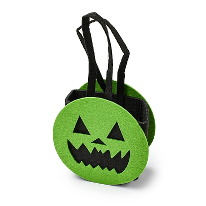 Фетровые мешочки для конфет на Хэллоуин с ручками, хэллоуин угощение подарочный пакет сувениры для вечеринок для детей