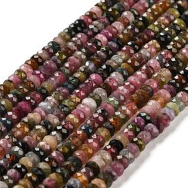 Tourmaline naturelle des perles brins, facette, rondelle, AA grade