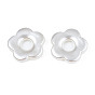 ABS Plastic Imitation Pearl Beads, Flower