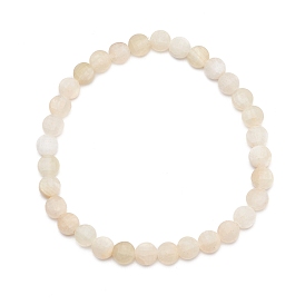 Bracelet extensible en perles de pépite à facettes en jade topaze naturelle, bracelet reiki pour femme