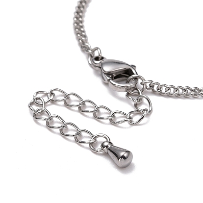 Bracelet de cheville avec strass en cristal et breloque en forme d'oeil pour femme, 304 bracelet de cheville en acier inoxydable