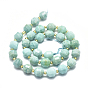 Natural Amazonite Beads Strands, Faceted, Round