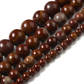 Natural Jasper Beads Strands, Round