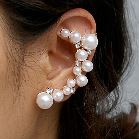 Fashionable Pearl Ear Cuff - European and American Style Ear Jewelry