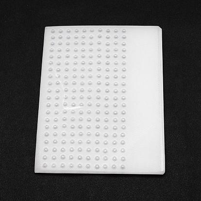 Tableros de contador de cuentas de plástico, para contar 6 mm 200 perlas, Rectángulo