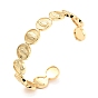 Flat Round with Virgin Mary Brass Cuff Bangles, Open Ring for Women, Lead Free & Cadmium Free