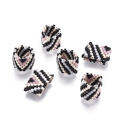 Miyuki & toho perles de rocaille japonaises faites à la main, Motif métier, anneau