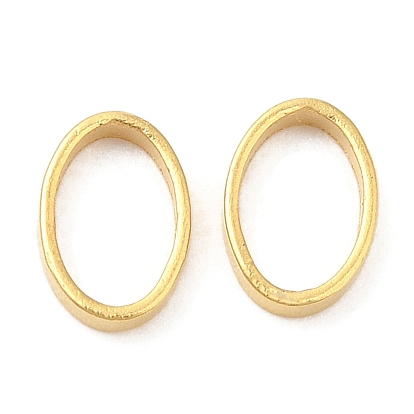 Brass Linking Rings, Cadmium Free & Lead Free, Long-Lasting Plated, Oval