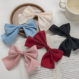 Chic Cotton Hair Clip with Butterfly Bow for Girls and Women