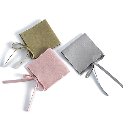Pochettes cadeaux de rangement de bijoux en microfibre, sacs enveloppes avec rabat, pour les bijoux, montre emballage