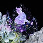 5Pcs 5 Styles Bling Bling PET Waterproof Cat Decorative Stickers, Self-adhesive  Decals, for DIY Scrapbooking