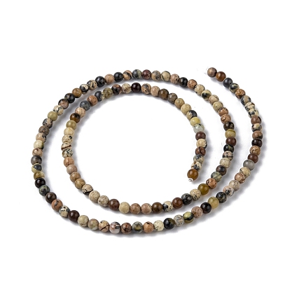 Natural Assorted Gemstone Bead Strands, Round