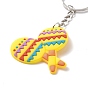 Cartoon PVC Plastic Keychain, for Mexican Holiday Party Decoration Gift Keychain