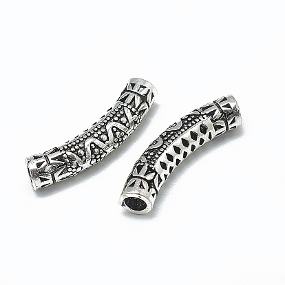 Thailand 925 Sterling Silver Tube Beads