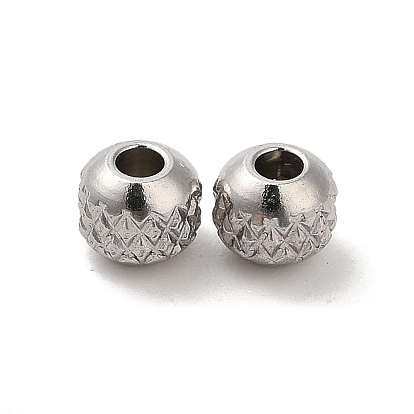 304 Stainless Steel Bead, Round