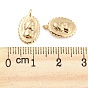 Brass Charms, Oval with Human Charm