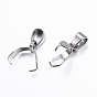 304 Stainless Steel Pendant Pinch Bails