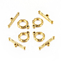Tibetan Style Alloy Toggle Clasps, Lead Free and Cadmium Free, Ring: 14.5x12mm, Bar: 22x5, Hole: 2mm