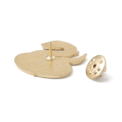 Pin de esmalte de serpiente, insignia de aleación chapada en oro para ropa de mochila