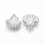 201 Stainless Steel Pendants, Shell Charms