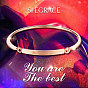 SHEGRACE Brass Bangle, with Be Yourself
