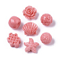 Synthetic Coral Beads, Mixed Shapes