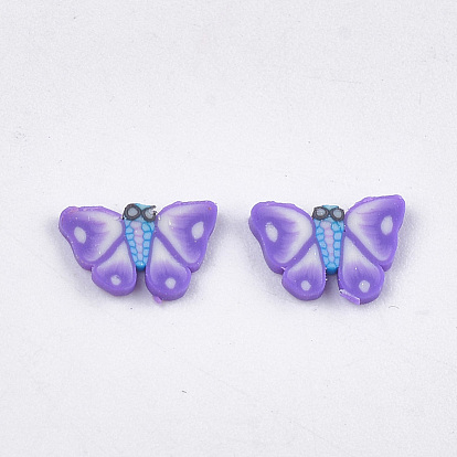 Handmade Polymer Clay Cabochons, Nail Art Decoration, Butterfly