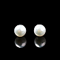Perlas naturales perlas de agua dulce cultivadas, medio-perforado, rondo
