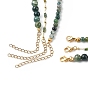 3 шт. 3 комплект ожерелий с кулоном в форме сердца из латуни, бусы из натурального мохового агата, жемчуга и синтетического гематита, штабелируемые, для женщин