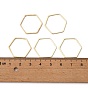 Anneaux connecteurs en laiton, hexagone