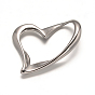 304 Stainless Steel Heart Linking Rings