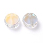 Glass Rhinestone Beads, Faceted, Flat Round
