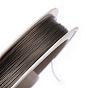 Tiger Tail, Original Color(Raw) Wire, Nylon-coated 304 Stainless Steel, 0.6mm, about 98.42 Feet(30m)/roll, 10 rolls/group