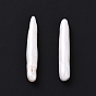 Culture des perles perles d'eau douce naturelles, perle de keshi, sans trou, forme de bâton