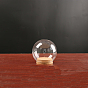 Couvercle de dôme en verre à haute teneur en borosilicate, vitrine décorative, cloche cloche terrarium avec base en liège