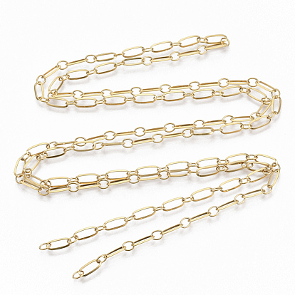 Ion Plating(IP) 304 Stainless Steel Figaro Chains, Soldered