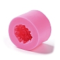 Moldes para velas con forma de bola de flor rosa, diy moldes de silicona de grado alimenticio, para hacer velas aromáticas con ramo de rosas