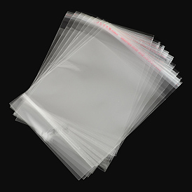 Opp sacs de cellophane, rectangle, 165x120mm, Trou: 8mm